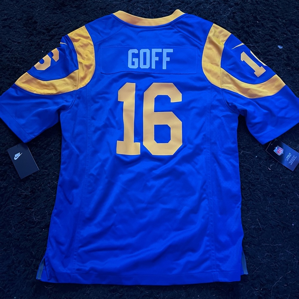 Brand new Goff Jersey, never worn!